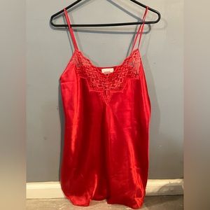 Vintage Inner Most Lingerie Red Lace Valentine's Day Size Medium Made in USA (M)